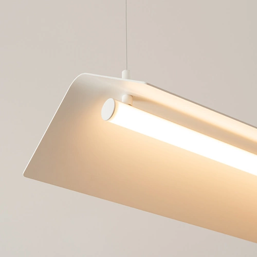 Lampa wisząca LED ELVA beżowa nowoczesna regulowana do salonu i jadalni nad stół