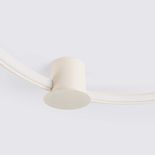 Plafon sufitowy LED RIO 55 beżowy nowoczesny do salonu i sypialni ściemnialny 61 cm