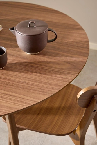 Actona Roxby krzesło drewniane do jadalni orzech nowoczesne