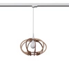 Lampa wisząca MANDELINO naturalne drewno  E27 3000K 7,5W 620lm #W