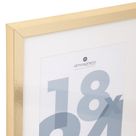 Ramka na zdjęcia 18x24 złota Manu Atmosphera do powieszenia i postawienia glamour