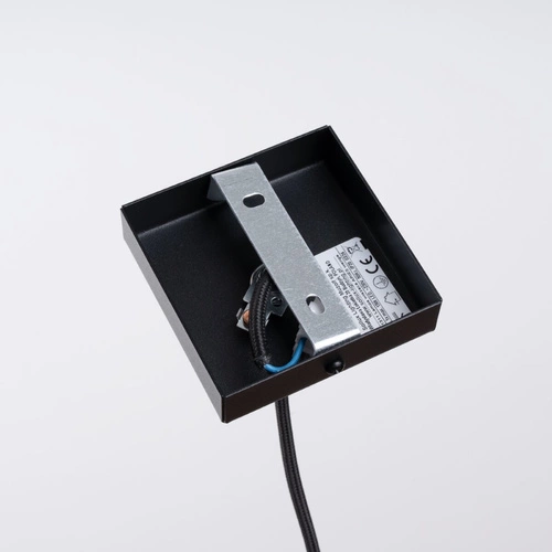 Lampa wisząca ARIES wenge drewniana regulowana do salonu i jadalni nowoczesna 24 cm