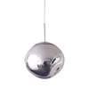 Lampa wisząca GLAM M srebrna 28 cm