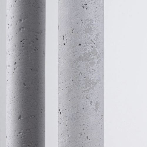 Lampa wisząca betonowa Pastelo 5P szara nowoczesna do salonu i jadalni SOLLUX LIGHTING