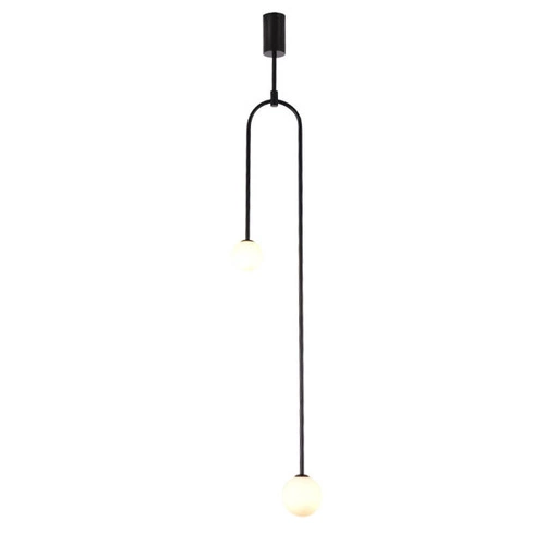 Lampa wisząca Loop czarna 123 cm OUTLET