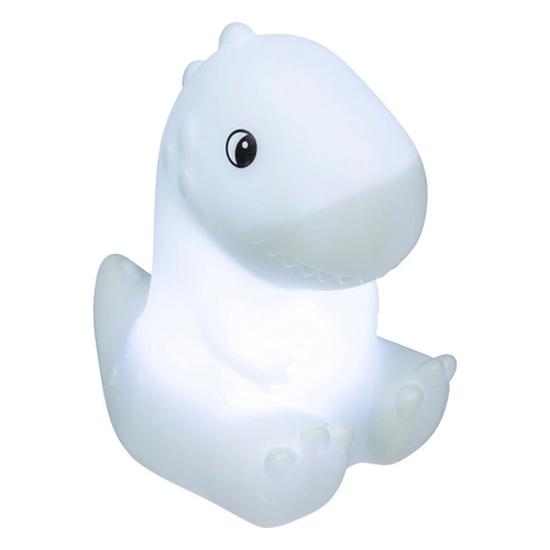 Lampka nocna LED Dino Atmosphera zielona bezprzewodowa do pokoju dziecka nowoczesna 14 cm