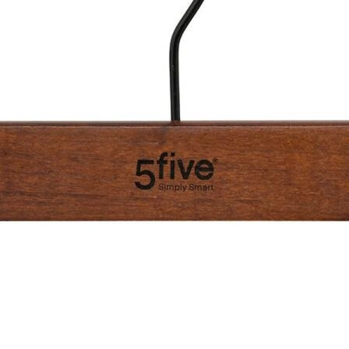 Zestaw obrotowych wieszaków na spodnie do szafy 5five simply smart drewno klonowe naturalny