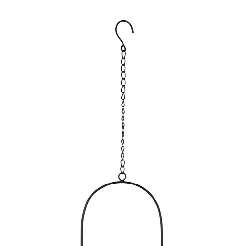 Celle czarna doniczka wisząca metalowa nowoczesna na balkon i do salonu Intesi