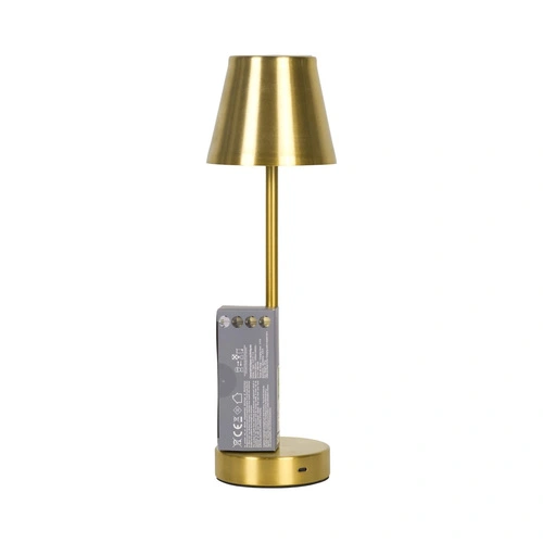 Lampka nocna Casablanca LED złota dotykowa ze ściemniaczem 36 cm