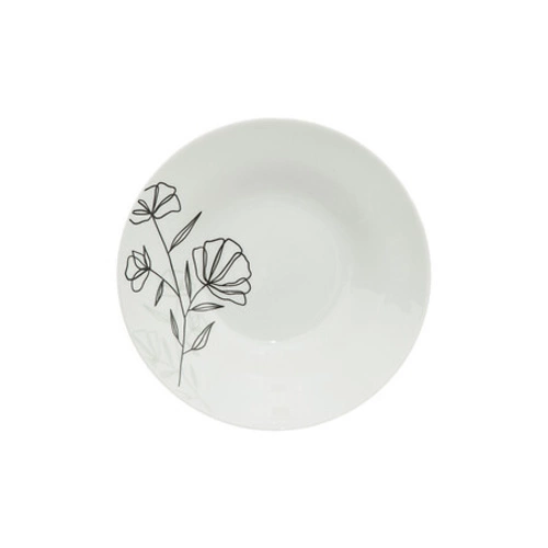 Porcelanowa zastawa obiadowa Azalee 18-elementowa biała do jadalni do zmywarki 5five