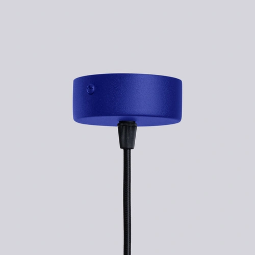 Żyrandol nowoczesny HALO 6 ultramaryna lampa sufitowa do salonu i jadalni