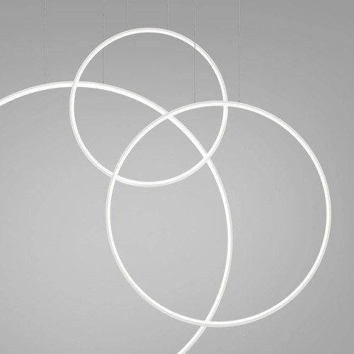 Lampa wisząca LED RIO 3 biała 3-punktowa nad stół do jadalni nowoczesna Thoro