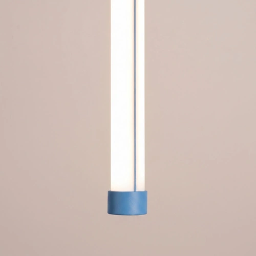 Lampa wisząca TRANG 50 błękitna LED nowoczesna nad wyspę
