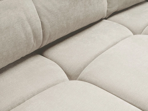 Sofa rozkładana Bode 3 osobowa z funkcją spania do salonu skandynawska beżowo-szara