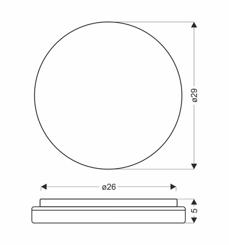 Plafon sufitowy LED Gandava 29cm biało drewniany nowoczesny do salonu i sypialni