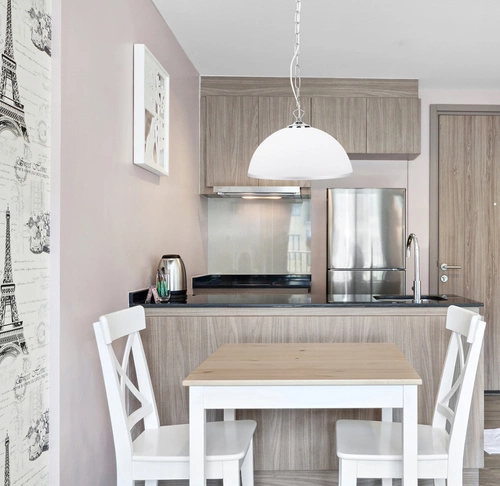 Lampa wisząca szklana Sugar chrom srebrny do salonu i jadalni nowoczesna 30 cm