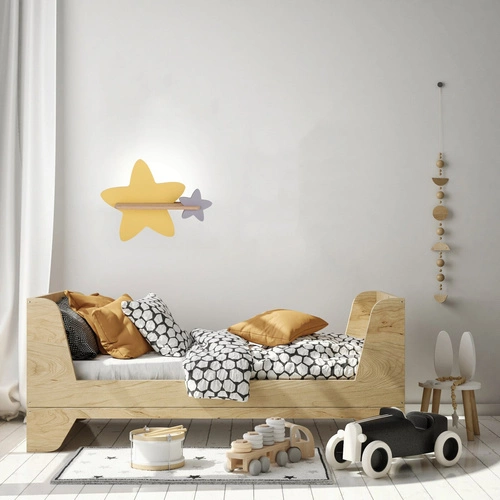 Kinkiet Star lampa 5W LED 4000K iq kids złoty+szary