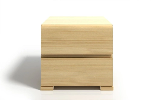 Szafka nocna drewniana z szufladami 40 cm skandynawska naturalna SKANDICA Vestre Maxi
