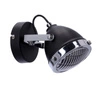 Kinkiet Crazy lampa czarny 1x15W GU10  klosz bezbarwny