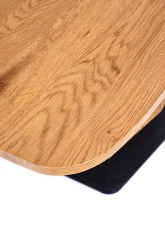 Stół rozkładany Mondil dąb złoty 160-200 cm nowoczesny do jadalni i salonu Intesi