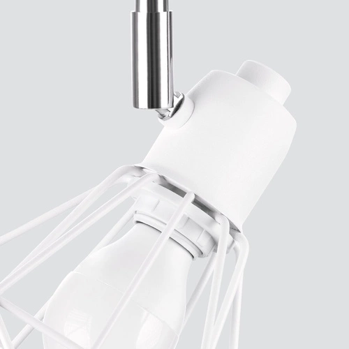 Plafon sufitowy ARTEMIS 2 biały nowoczesny metalowy z ruchomym kloszem do salonu i kuchni