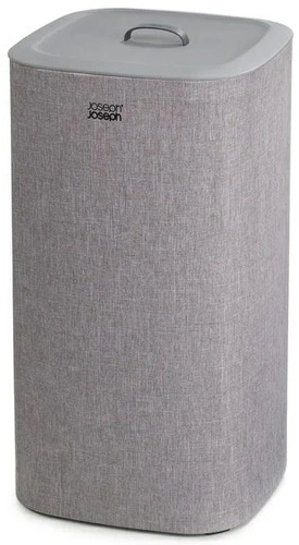 Joseph Joseph Tota nowoczesny kosz na pranie 60l dwukomorowy do łazienki szary