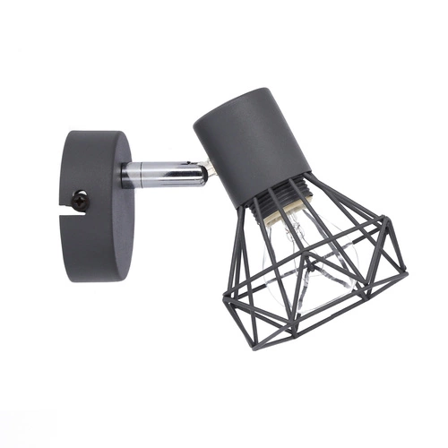 Kinkiet Verve 1x40W E14 matowy szary
