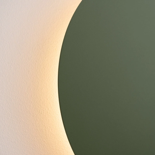 Kinkiet ścienny LED BORGEN nowoczesny zielony oliwkowy do salonu i sypialni 30 cm Thoro