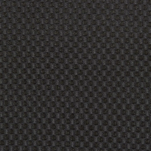 Krzesło tapicerowane Atom czarne do jadalni nowoczesne na metalowych nogach Intesi