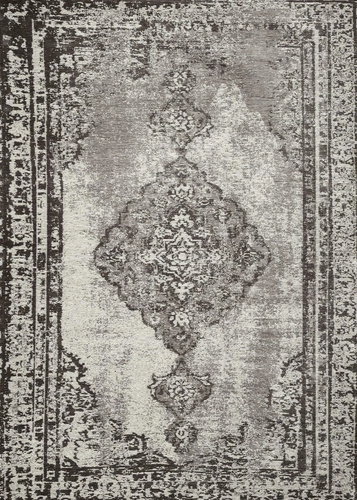 Dywan do salonu Altay Silver 200x300 szary retro łatwoczyszczący Carpet Decor Magic Home
