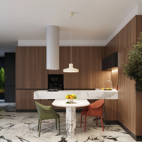 Nowoczesna lampa wisząca BILO beżowa metalowa do salonu i sypialni 35 cm SOLLUX