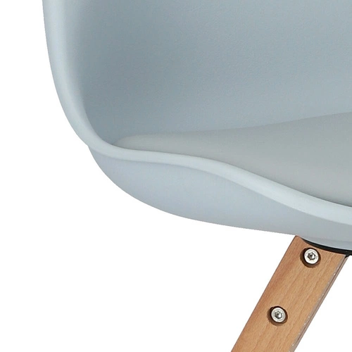 Krzesło Norden Star Square PP szary jasny/naturalny