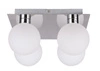 Lampa sufitowa Oden chromowy 4x40W G9  klosz biały