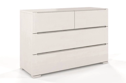 Komoda z szufladami Sparta 120 cm bukowa drewniana skandynawska do salonu SKANDICA