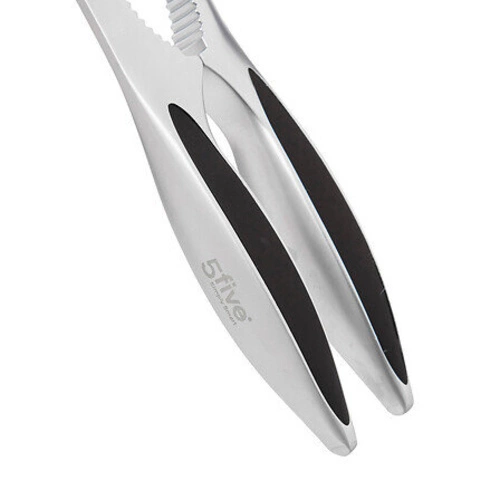 Dziadek do orzechów ze stali nierdzewnej  z gumową rączką