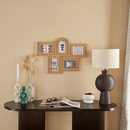 Ramka na zdjęcia 41x57 Olivia Boho wisząca drewniana naturalna Atmosphera na ścianę