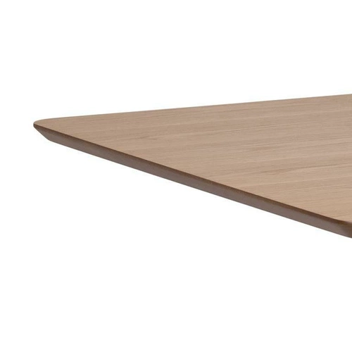 Stół rozkładany do jadalni Roxby nowoczesny naturalny/czarny 120 cm Actona