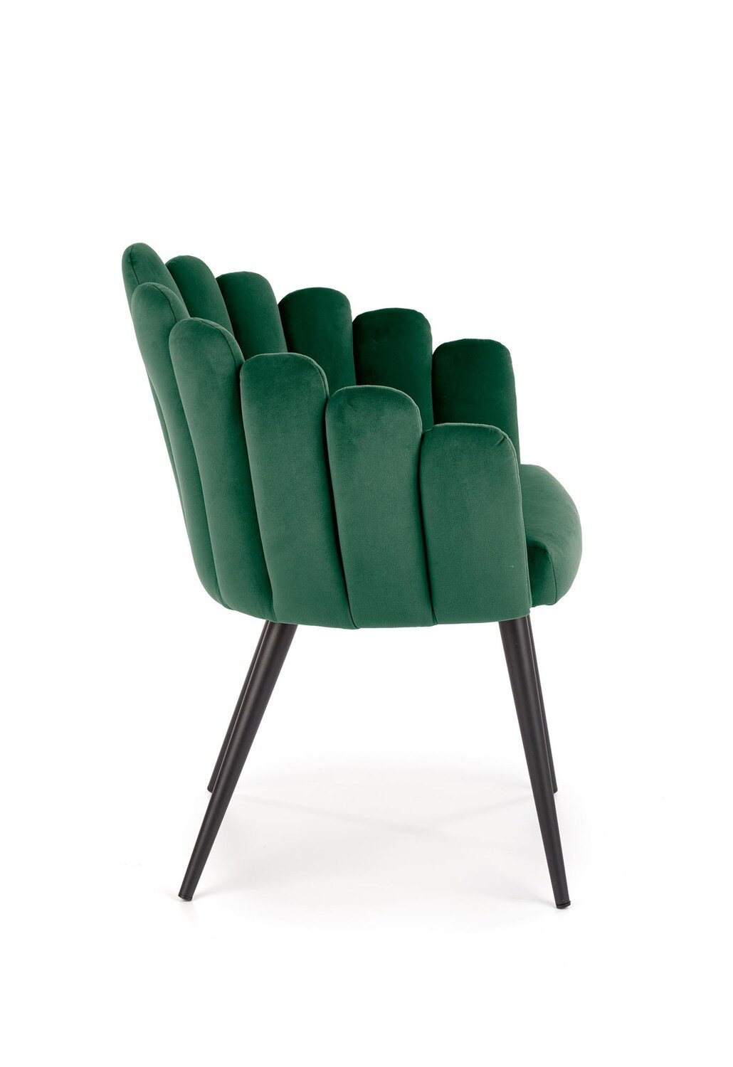 Krzesło Finger zielone velvet