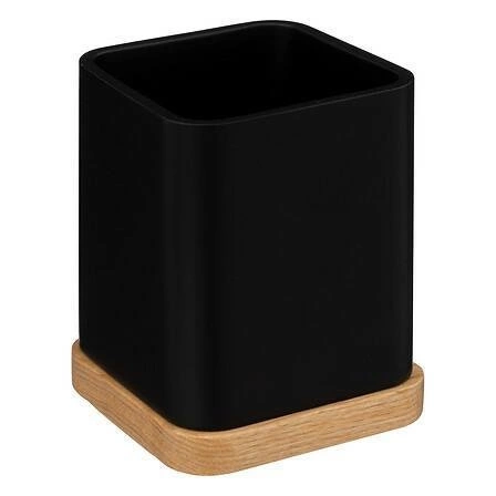 Zestaw akcesoriów łazienkowych Natureo czarny