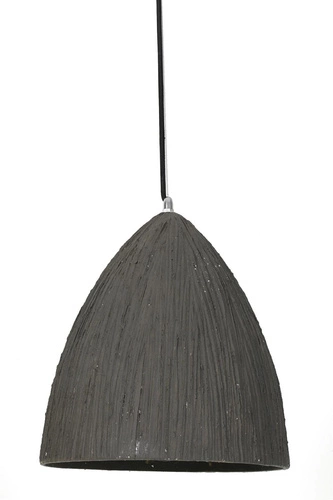 Lampa wisząca Areka zielona betonowa industrialna do kuchni i nad stół 29,5 cm Light&Living