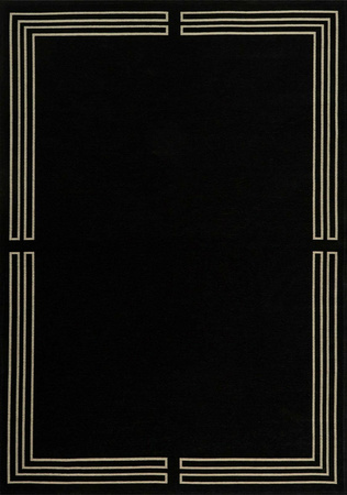 Dywan Royal Black 200x300 Art deco