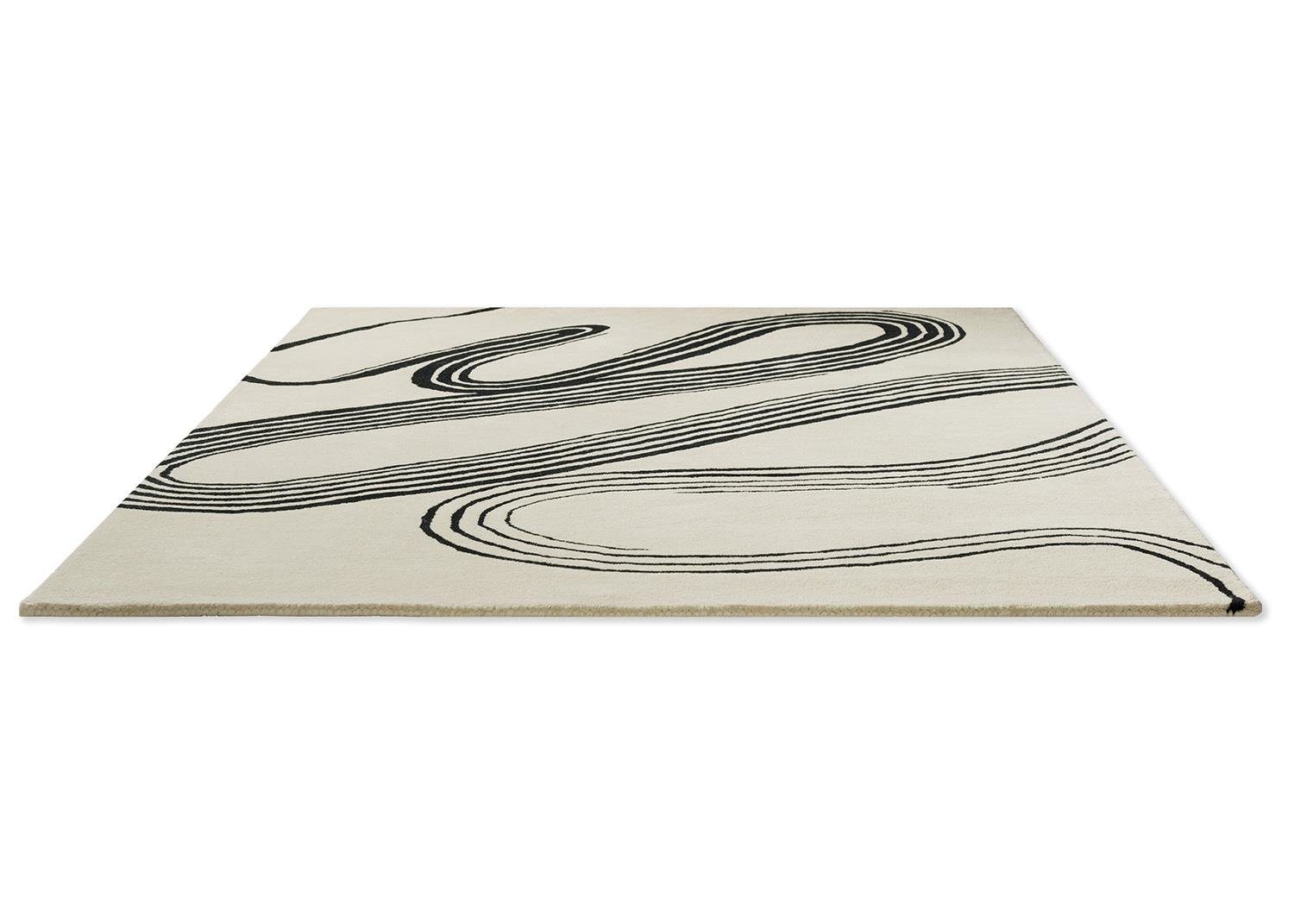 Dywan nowoczesny wełniany Decor Flow Sand 160x230 do salonu i sypialni łatwoczyszczący