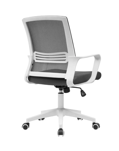 Fotel biurowy Nuvia szary ergonomiczny obrotowy do biurka Intesi