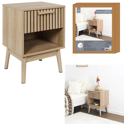 Szafka nocna Klaus naturalna Outlet