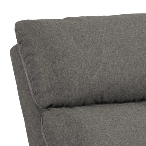 Fotel rozkładany do salonu Mikkeli szary nowoczesny z funkcją spania i regulacją kąta