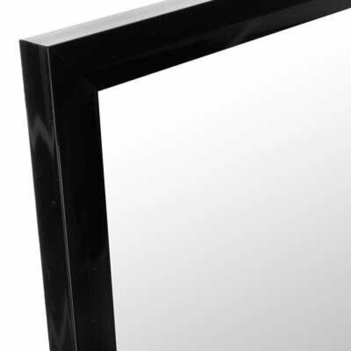 Lustro stojące prostokątne 125 cm czarne nowoczesne do przedpokoju 5five