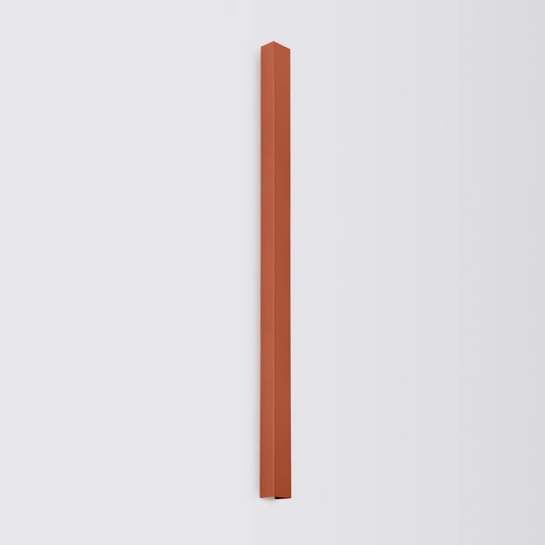 Nowoczesny kinkiet ścienny FREYA 150 czerwony stalowy do salonu i sypialni Thoro 150 cm