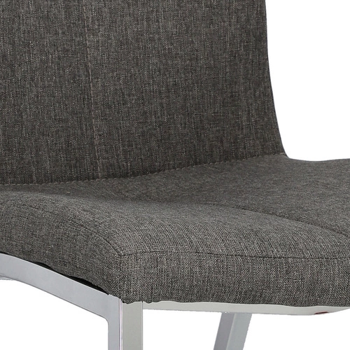 Krzesło Asama szare tapicerowane