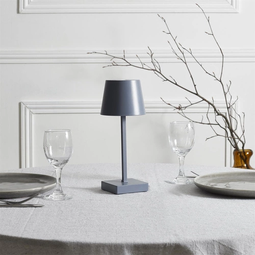 Lampka nocna LED Intesi Blanca nowoczesna dotykowa z regulacją barwy światła do sypialni