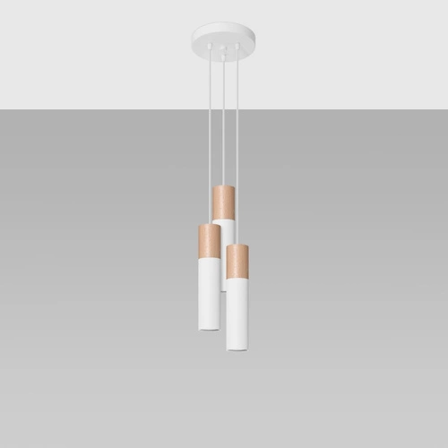 Lampa wisząca PABLO 3P biała
